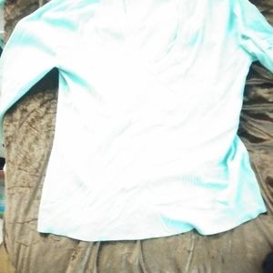 One Girl Who.. Light blue top